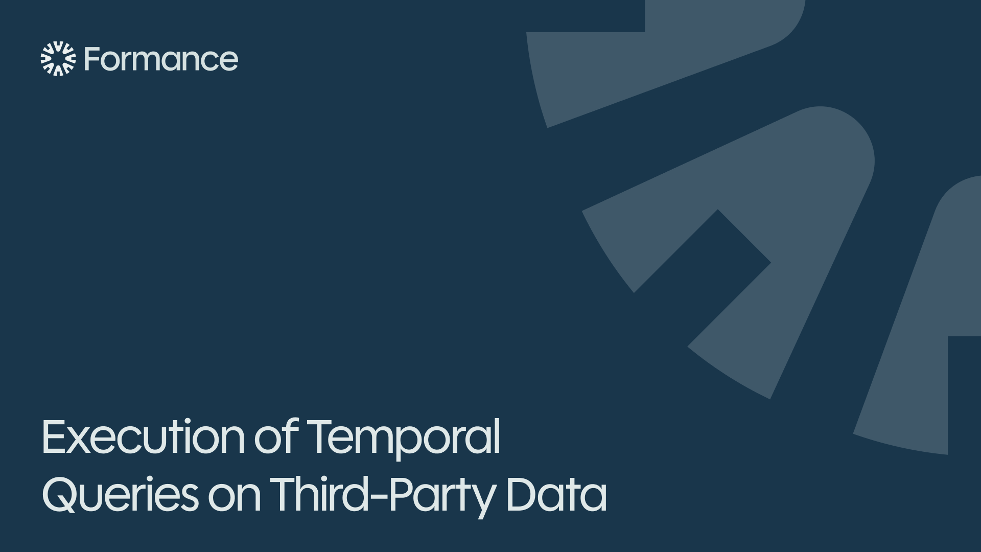 Execution of Temporal Queries on Third-Party Data